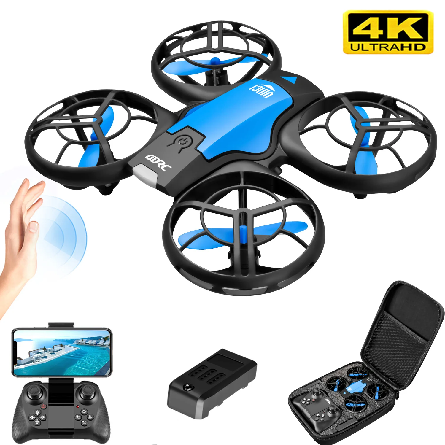 Drone Battery Box - طائرة بدون طيار صغيرة جديدة V8