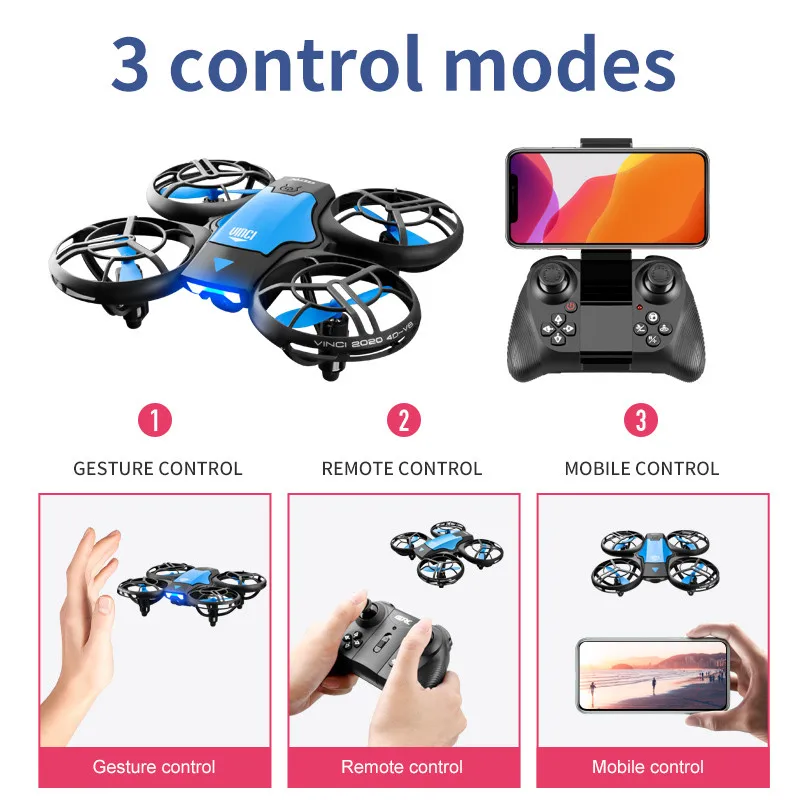 طائرة بدون طيار صغيرة جديدة V8 - مراجعة Drone Battery Box وسعره