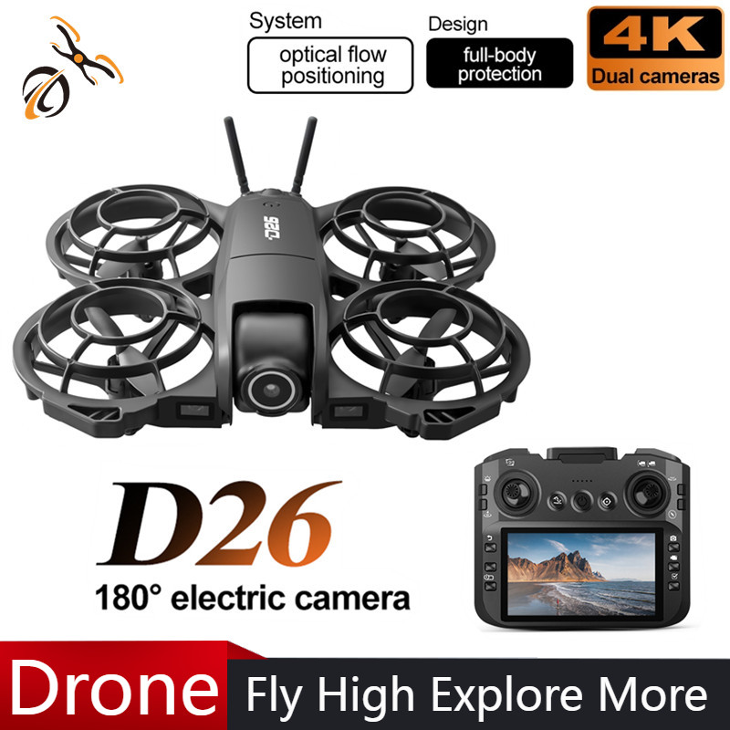 طائرة بدون طيار D26 بدقة 4K لل - مراجعة Drone Battery Box وسعره